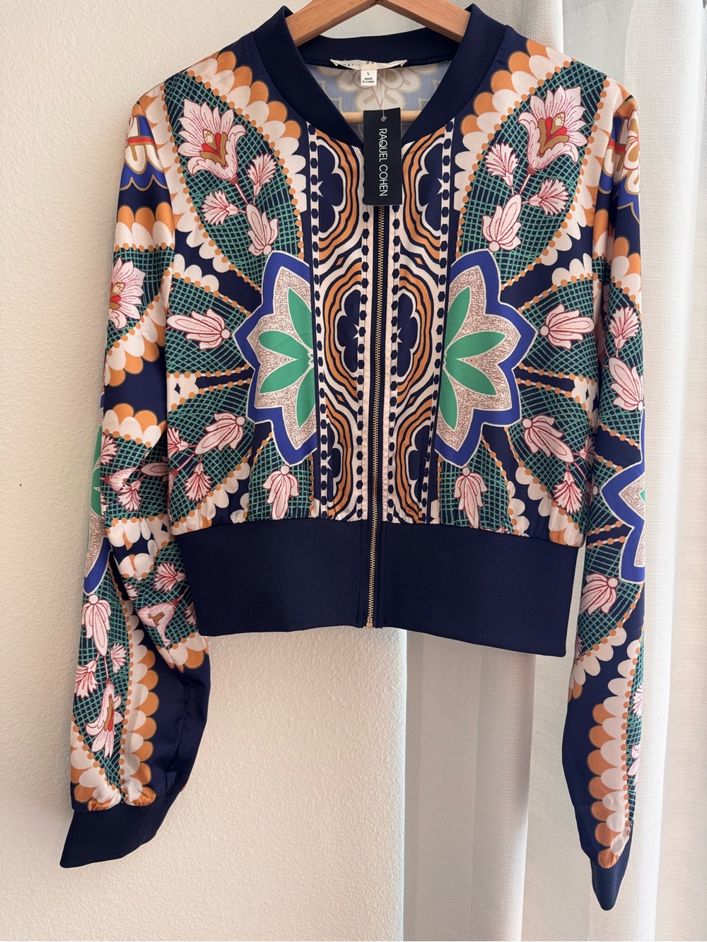 ✨Her… Bottari Floral Print Bomber Jacket – Size Large